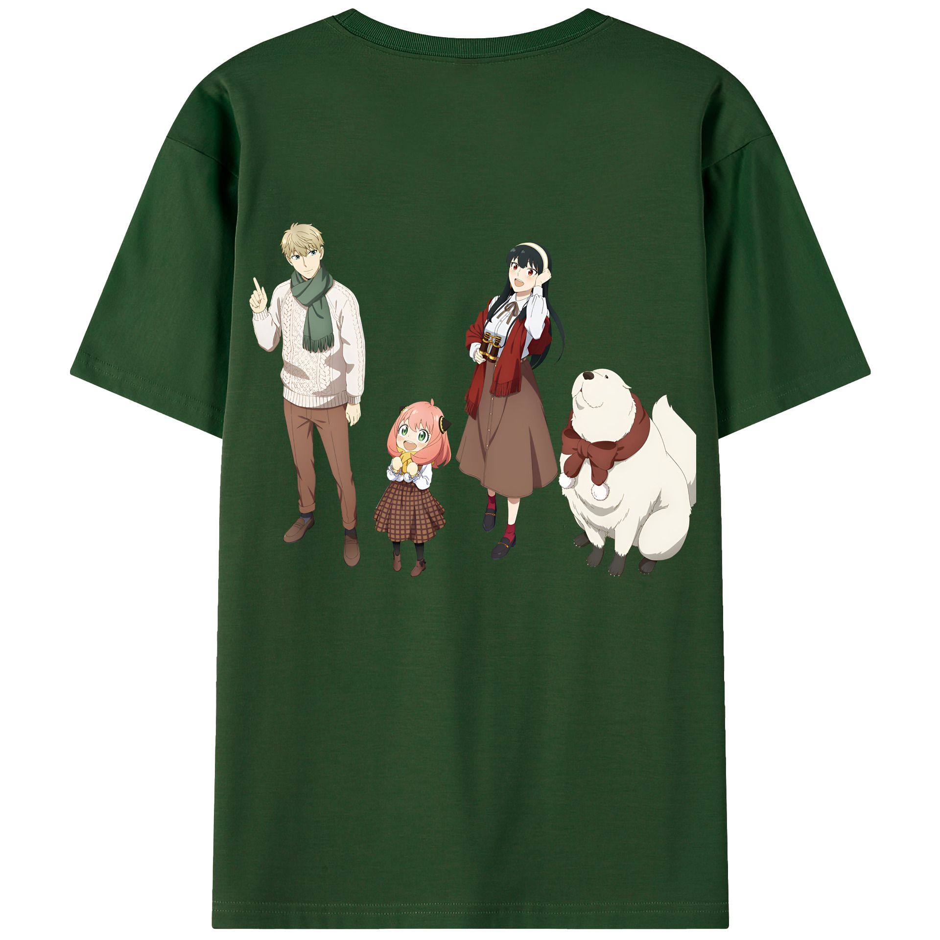 （画像用） SPY×FAMILY间谍家家酒 綿100％半袖Tシャツ（背面プリント）